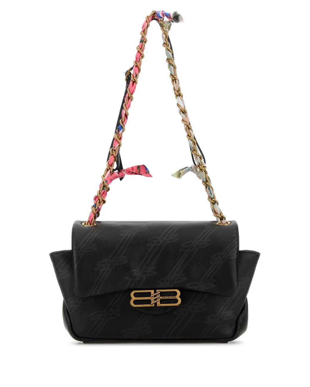 Balenciaga Black Shoulder Bag "Darling Chain M"