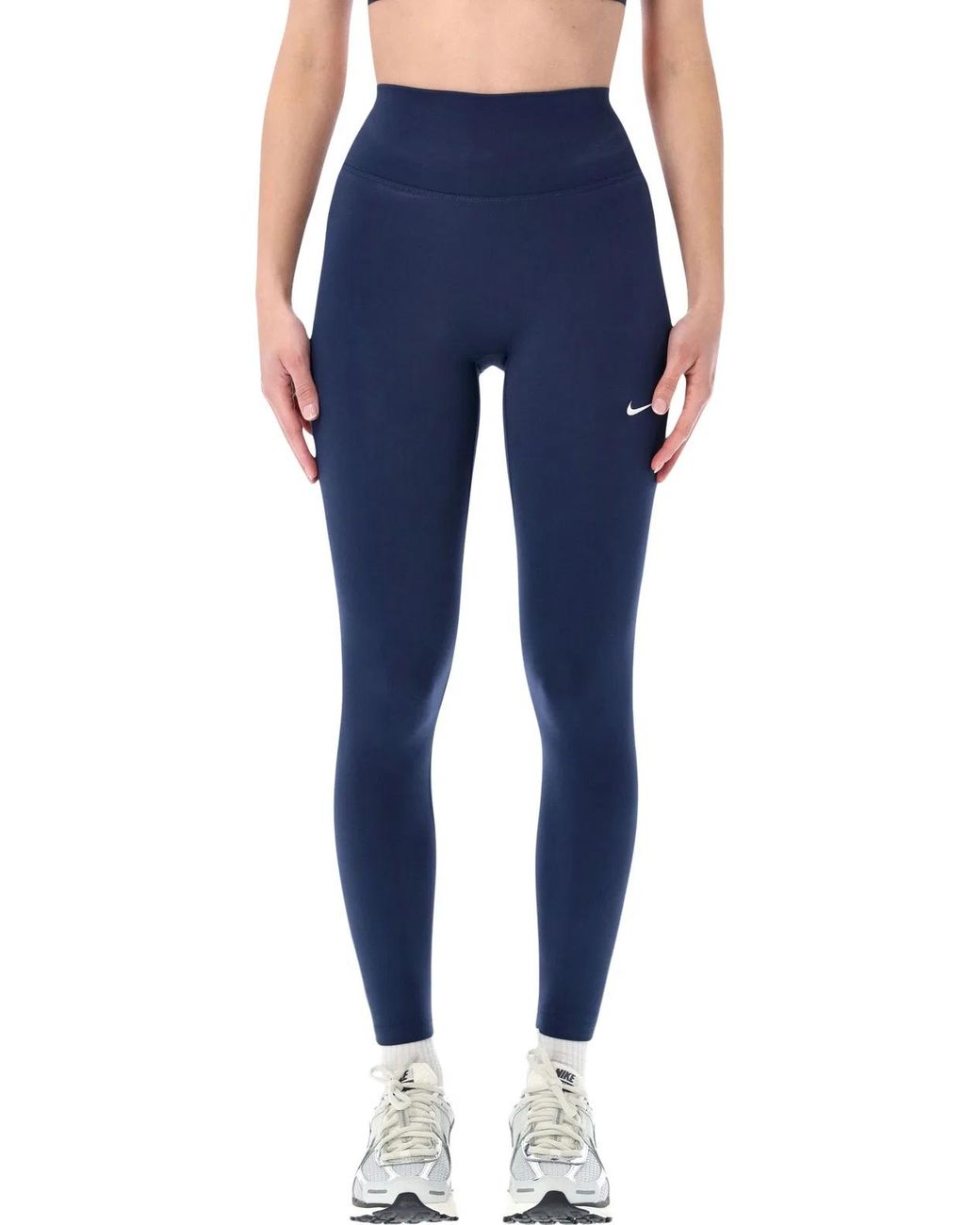 Nike Blue High-Waisted 7/8 Leggings