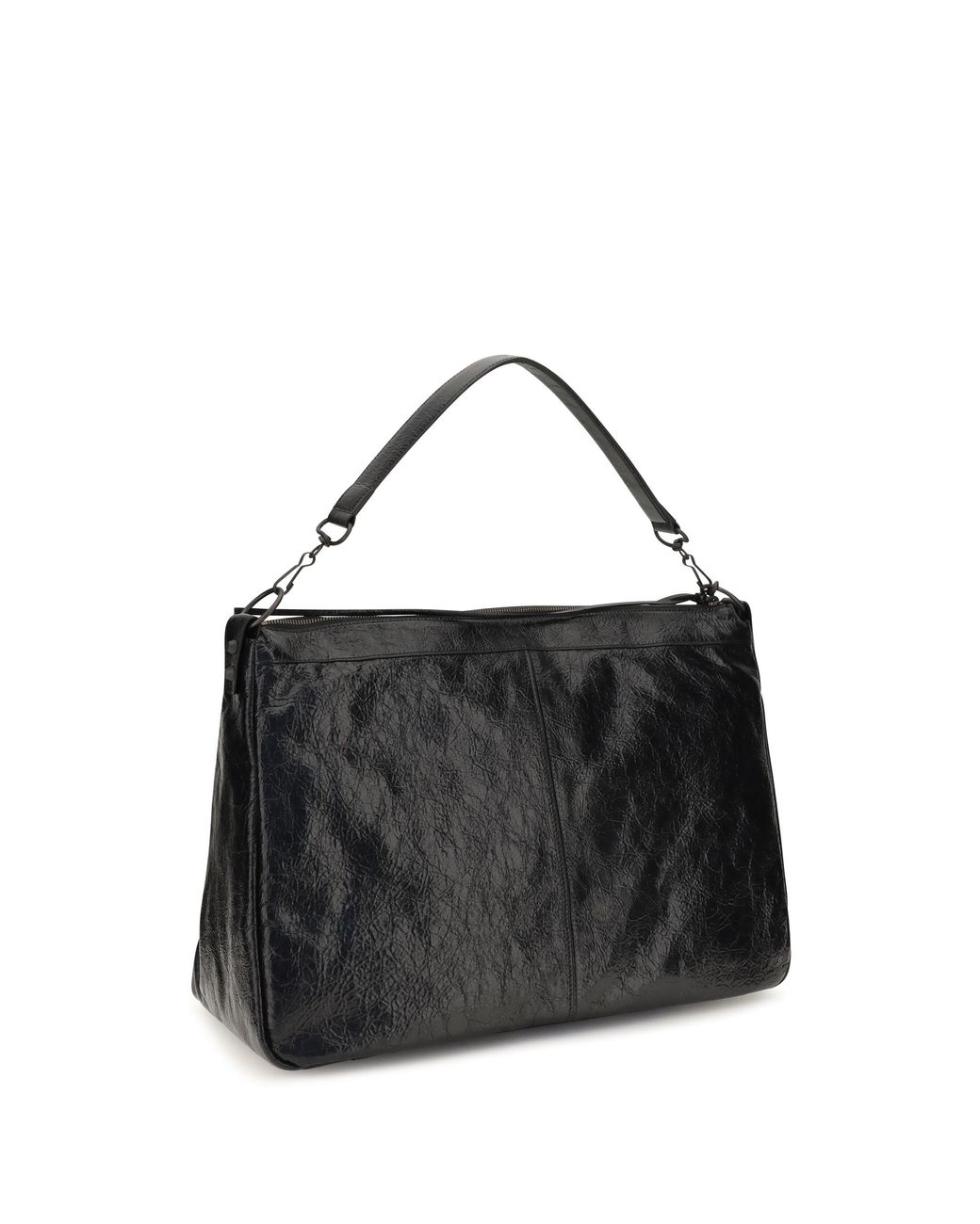 Balenciaga Black Le City Moto Large Shoulder Bag for men