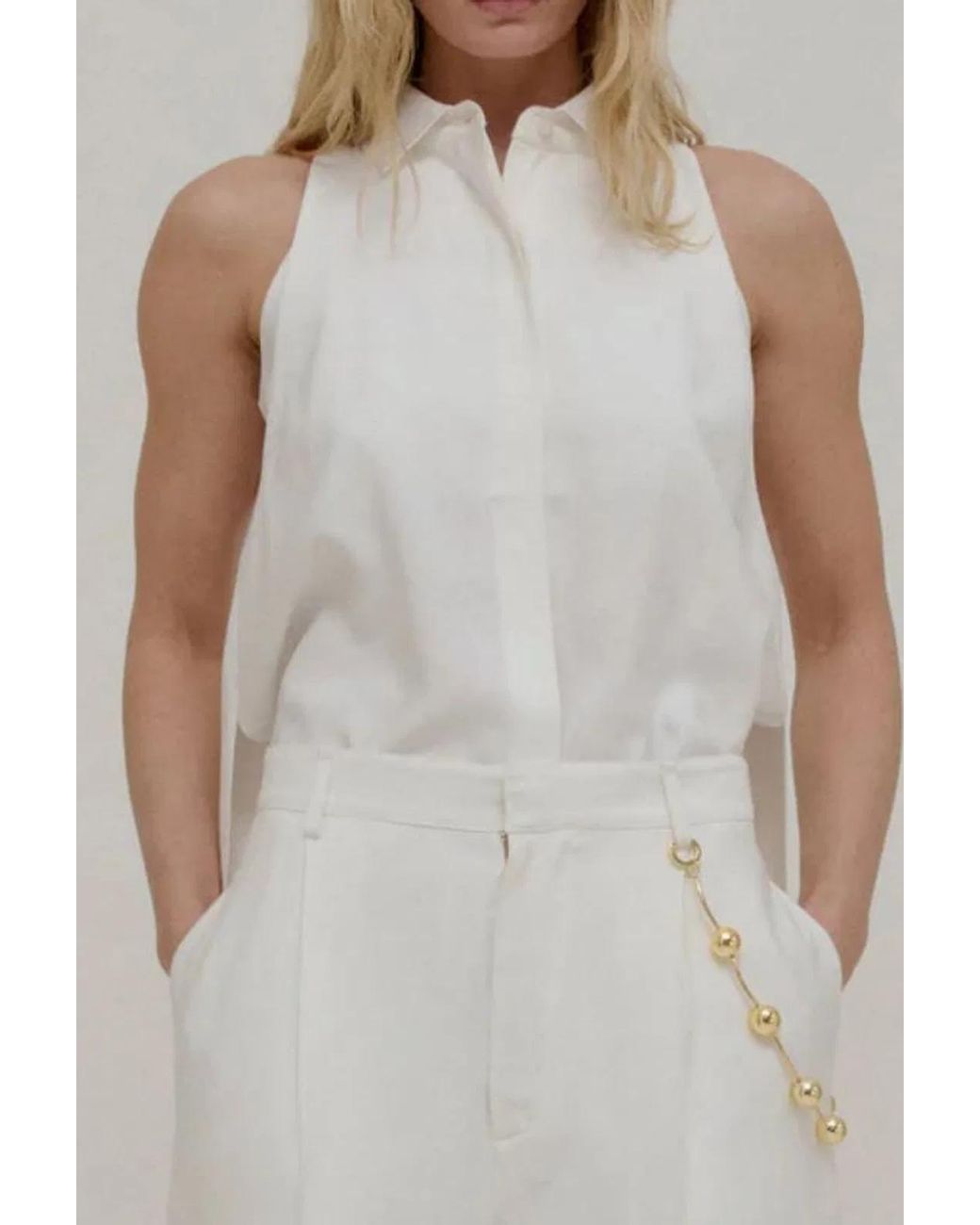 DARKPARK White Cotton Shirt