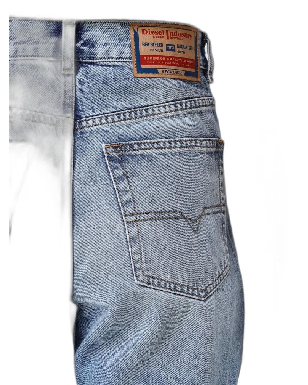 DIESEL Blue 1971 D-Sent Cotton Jeans
