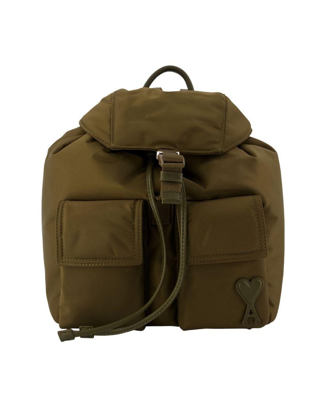 AMI Green Marcel Small Rucksack