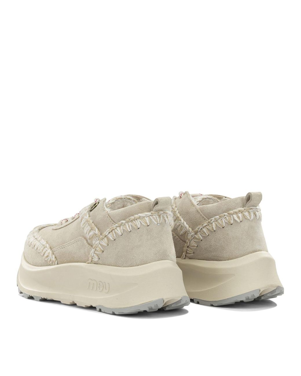 Mou White Sneakers & Slip-On