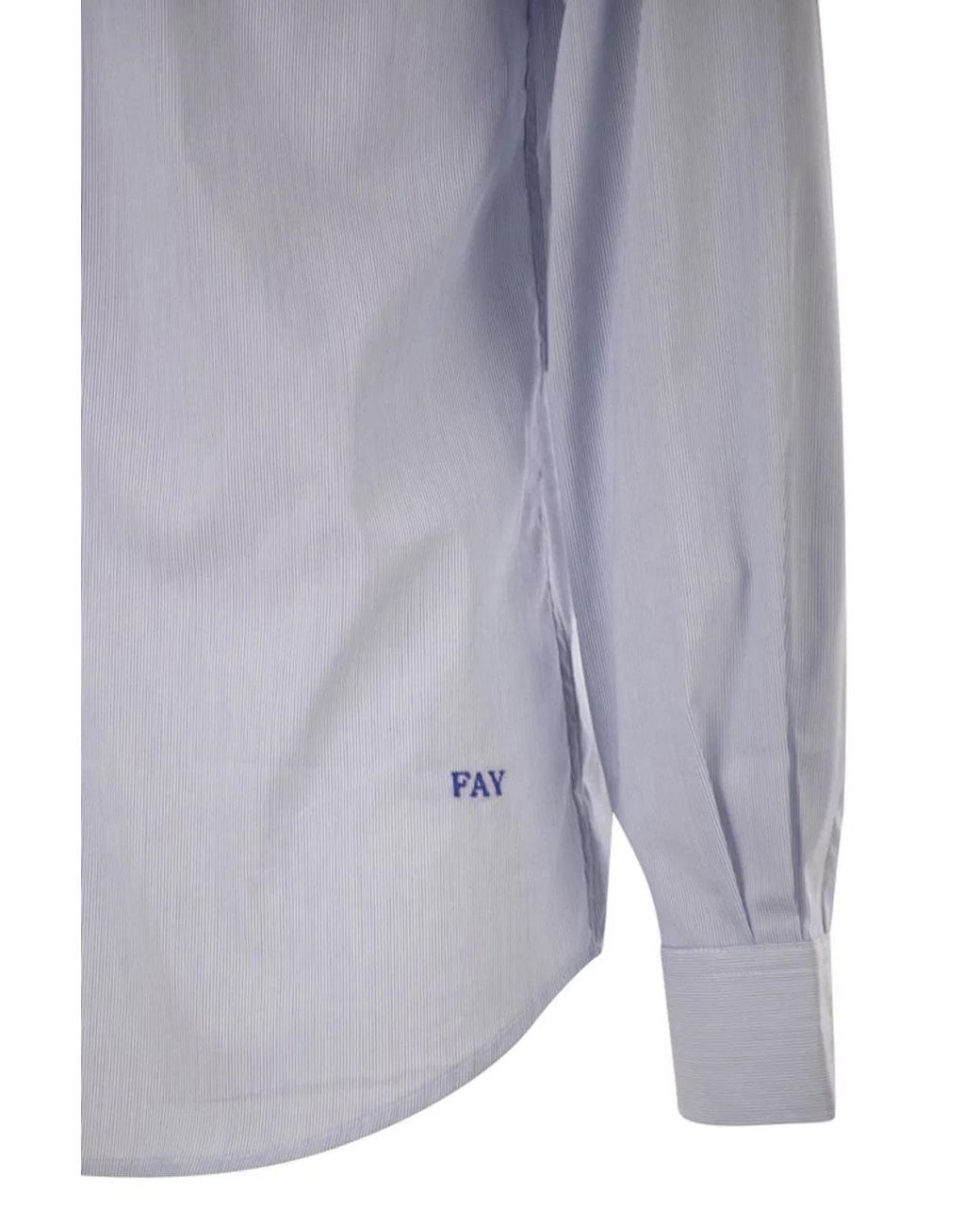 Fay Blue Regular Fit Shirt for men
