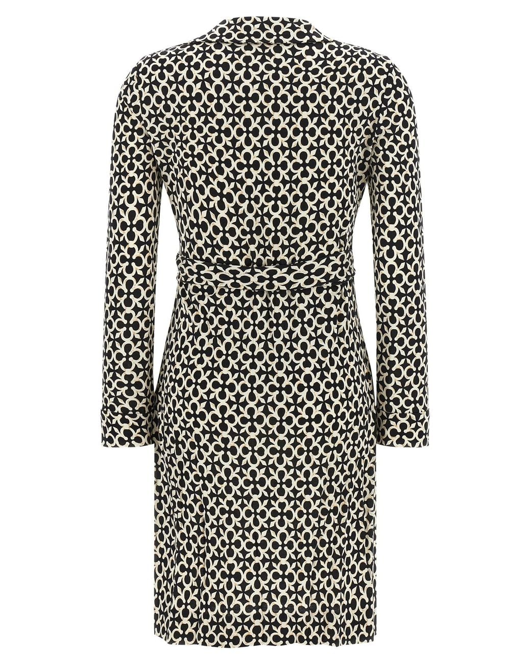 Diane von Furstenberg Black 'Jeanne' Dress