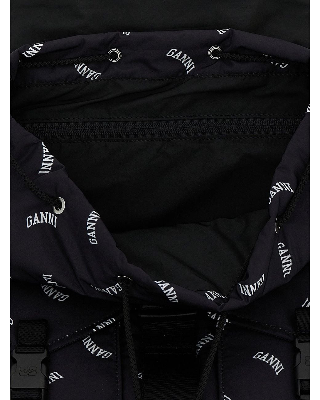 Ganni Black 'Re-Tech' Backpack