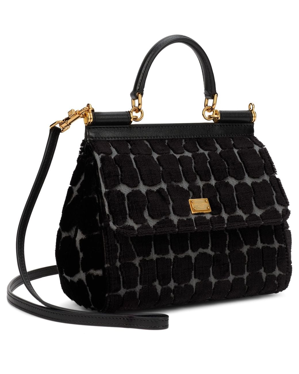 Dolce & Gabbana Black Dolce & Gabbana Bag My Sicily With Shoulder Strap