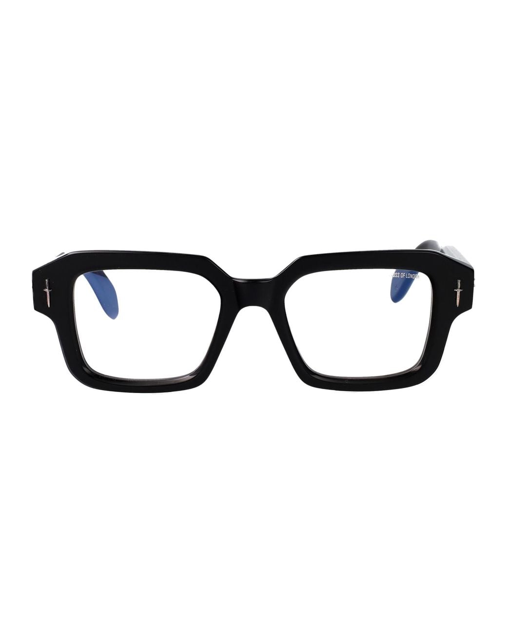 Cutler & Gross Black W/ Bones Link Acetate Glasses