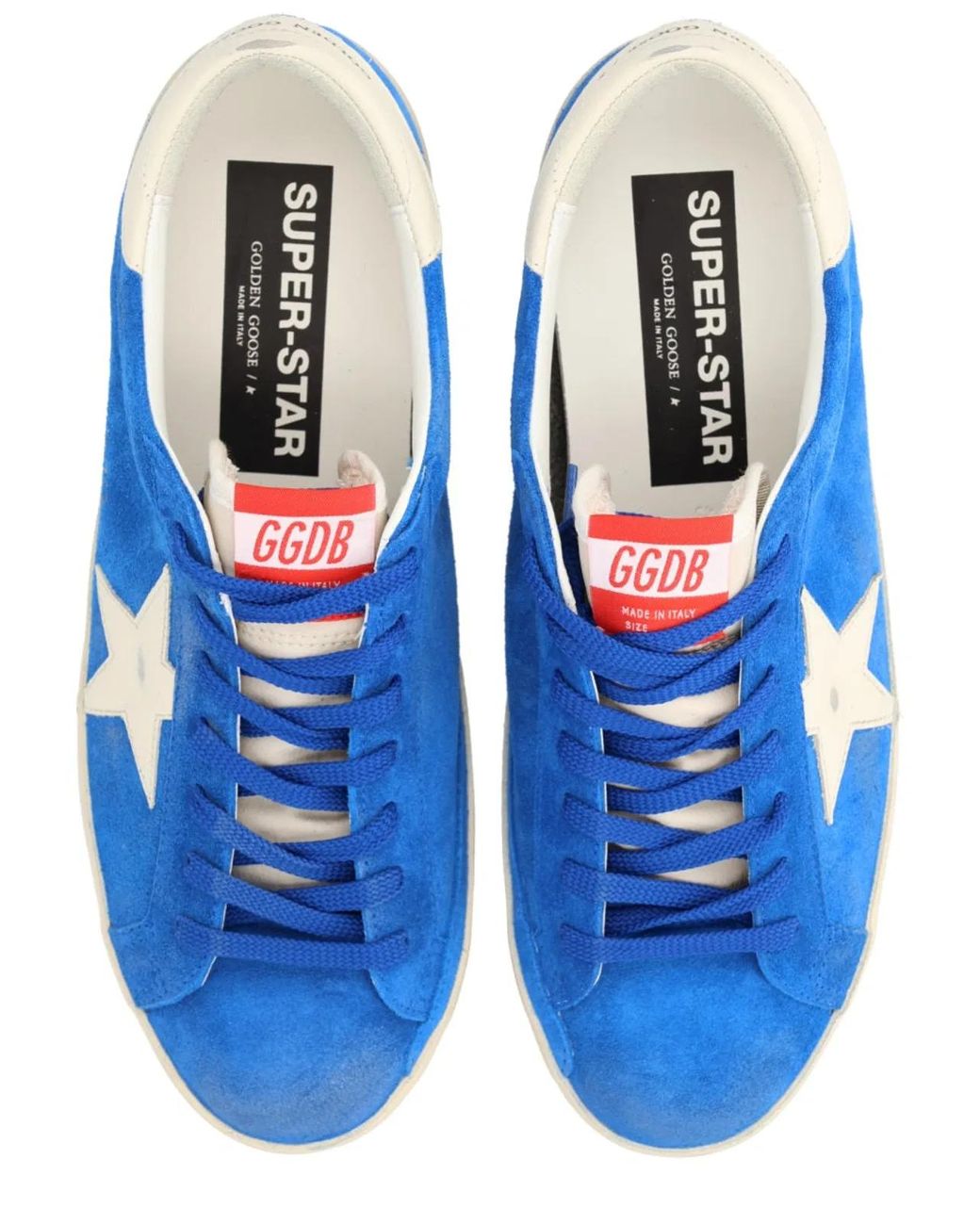 Golden Goose Deluxe Brand Blue Vibrant Suede Sneakers for men