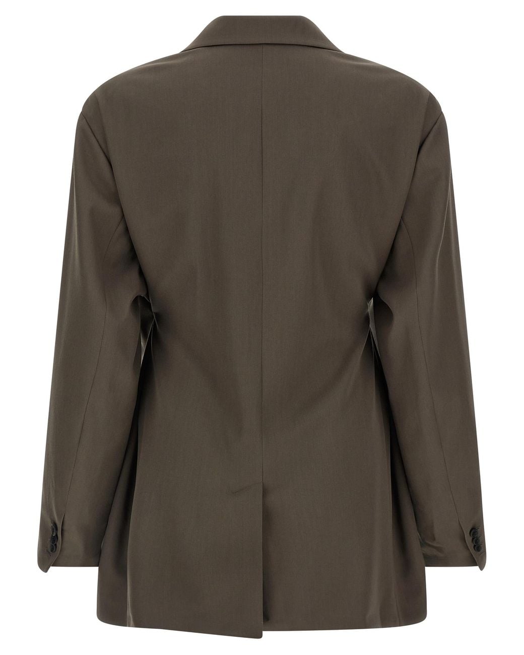 Ssstein Brown Wool Blazer for men