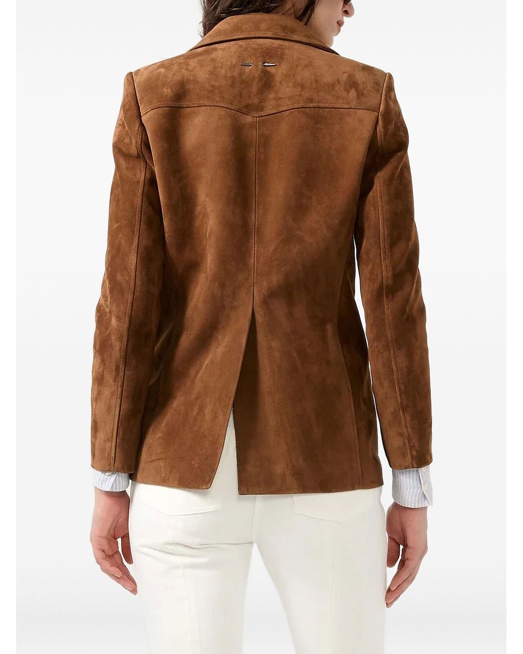 Barbara Bui White Lamb Leather Jacket