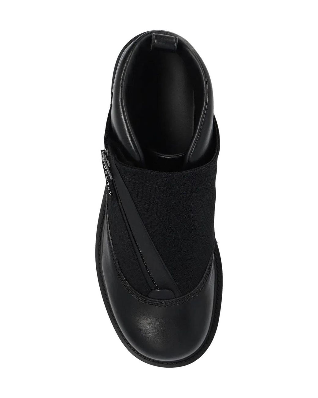 Givenchy Black Storm Leather Ankle Boots for men