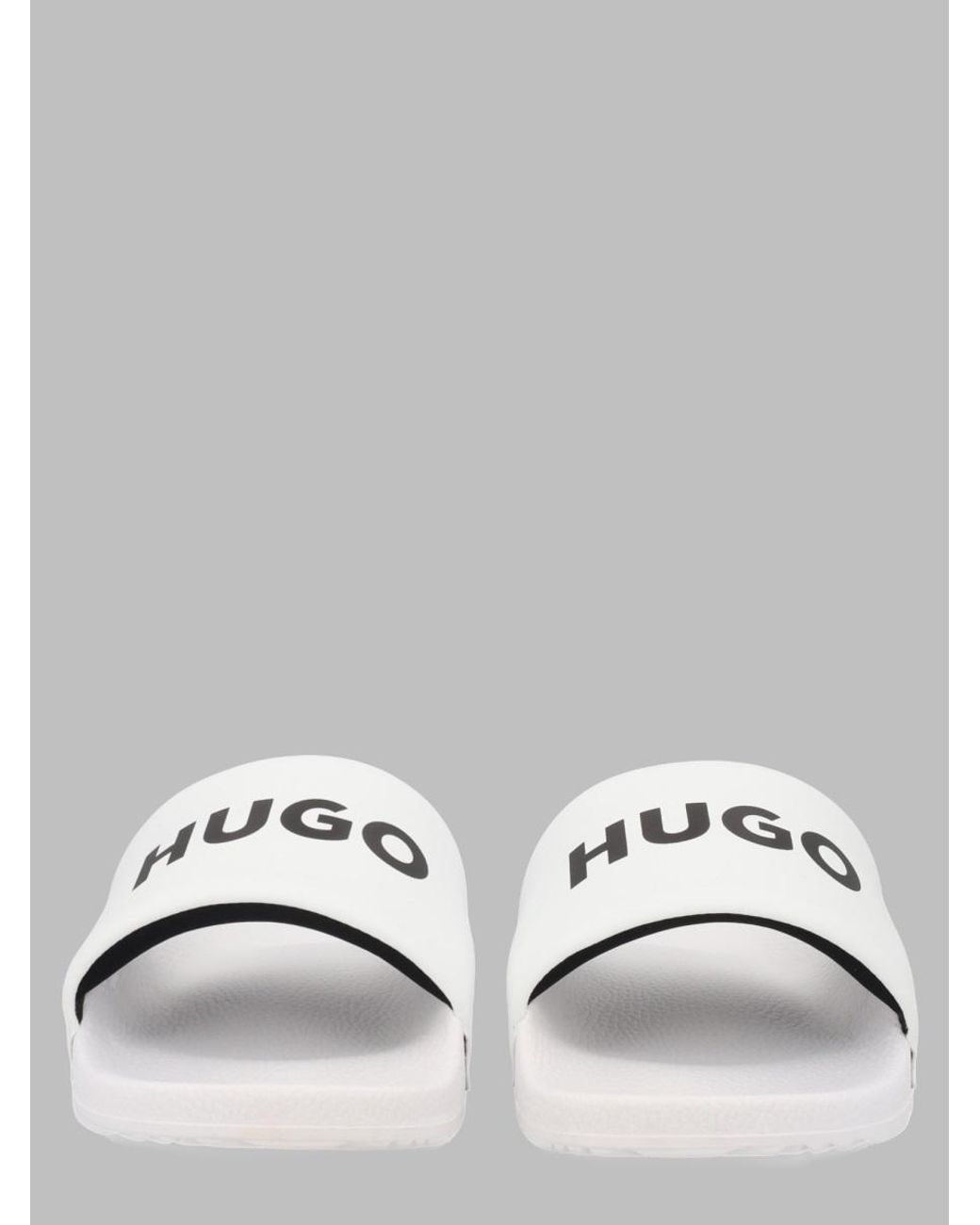HUGO Metallic Ciabatta "Slipper" Con Logo for men