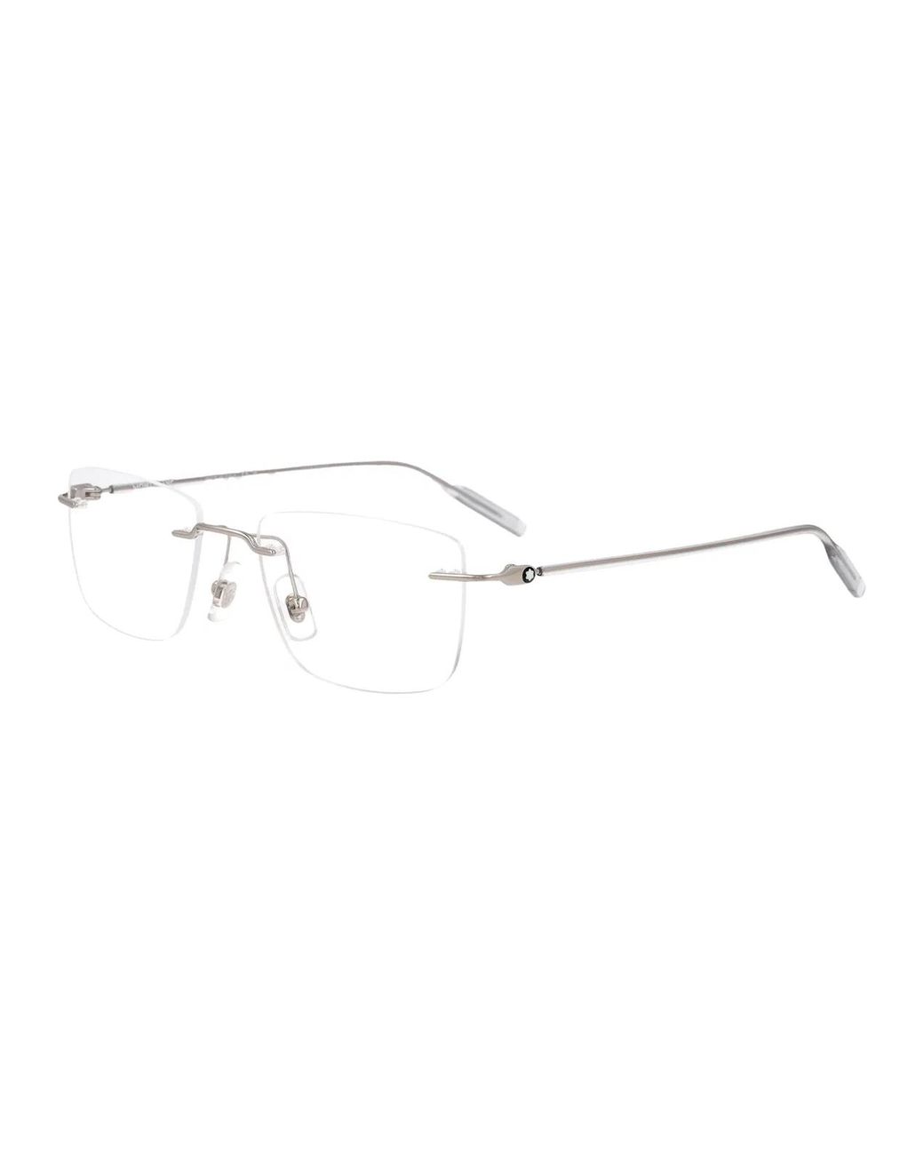 Montblanc Metallic Transparent Metal Glasses for men