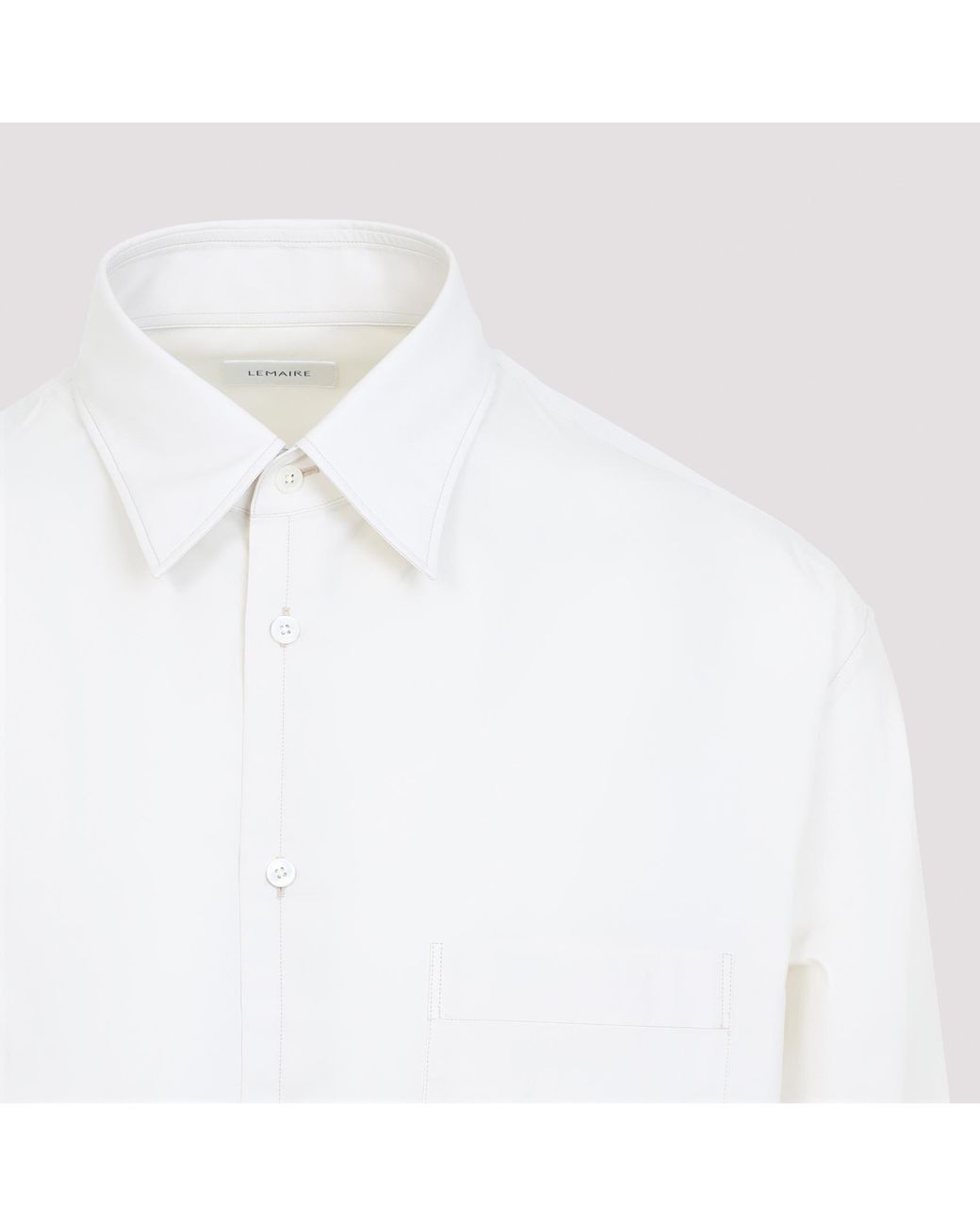 Lemaire White Regular Shirt for men
