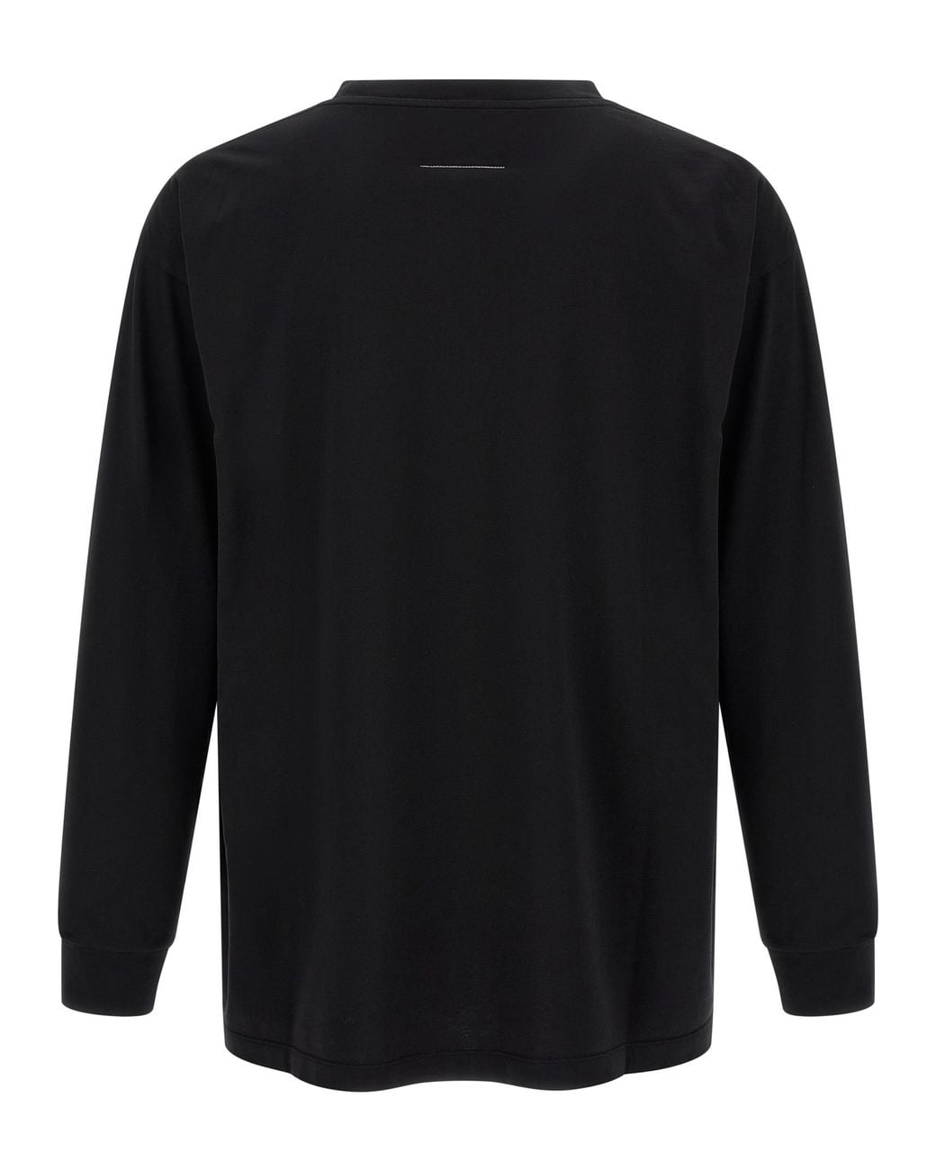 MM6 by Maison Margiela Black 'Numeric Signature Mm6' T-Shirt for men