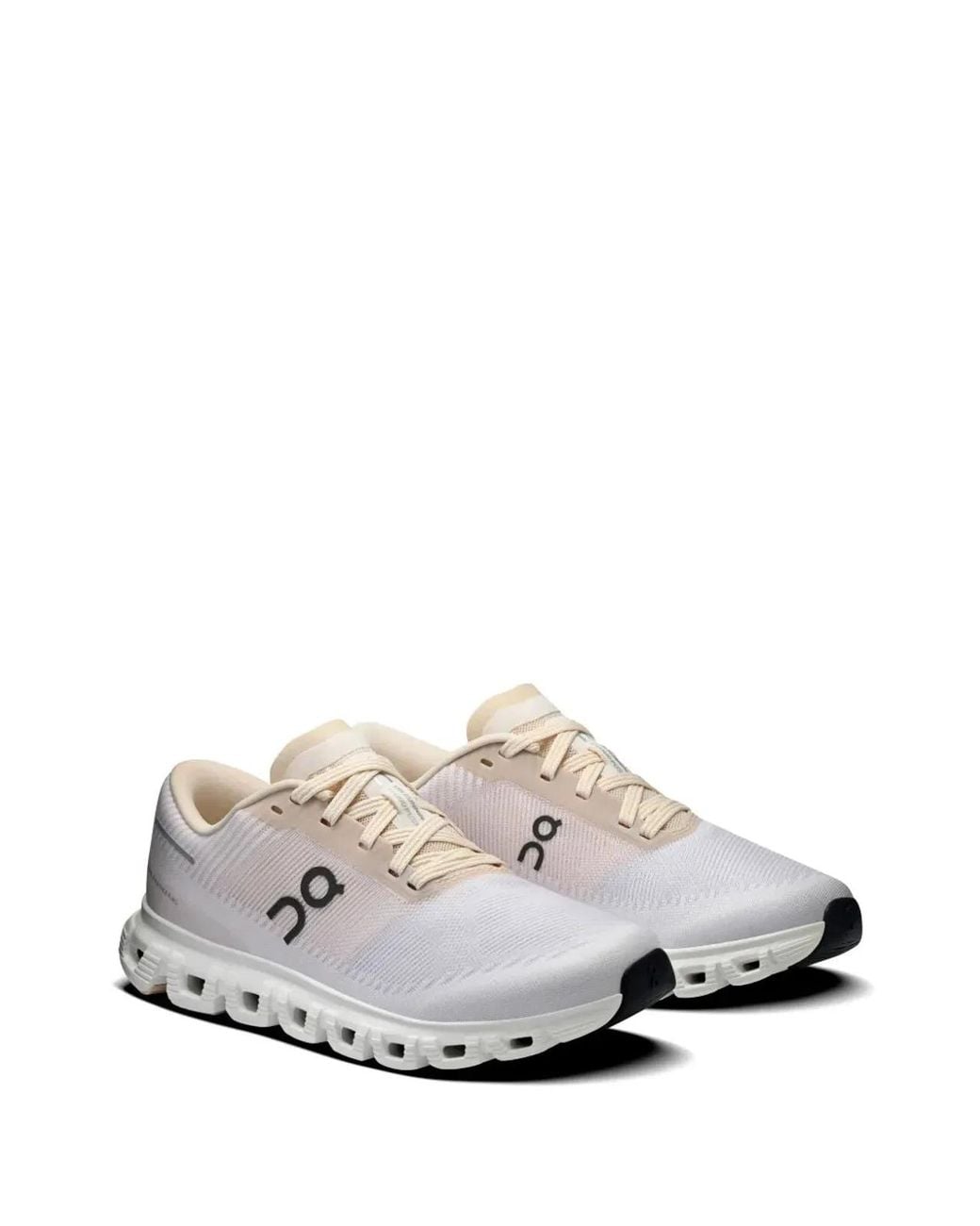 On Shoes White "Cloud 6 Push" Sneakers