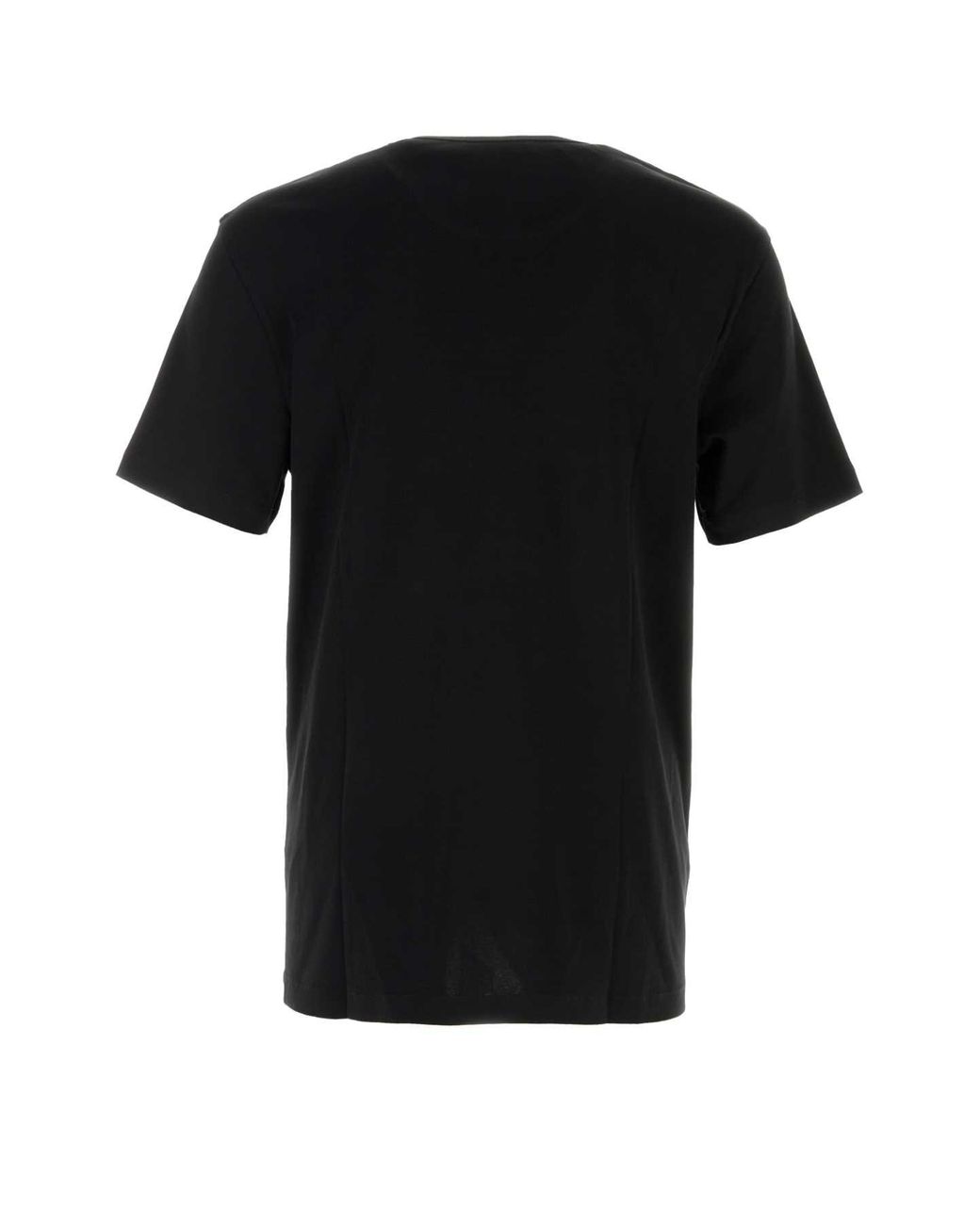Lemaire Black Cotton T-Shirt for men