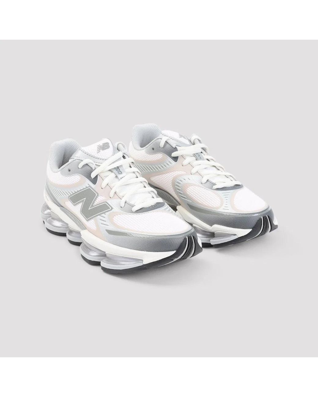 New Balance White 2000 Sneakers