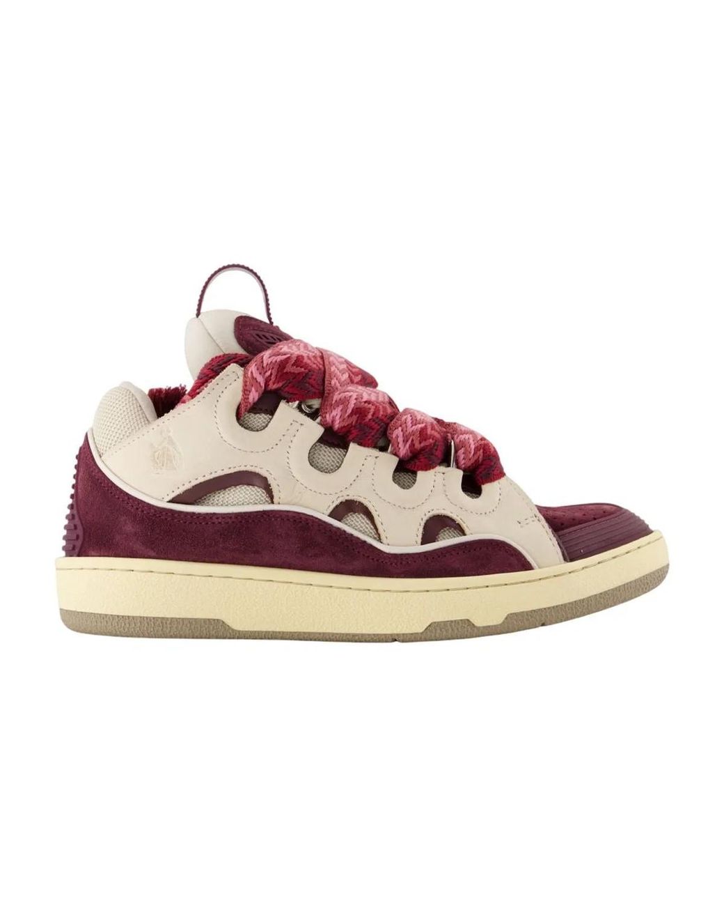 Lanvin Pink Multicolour Polyami Sneaker