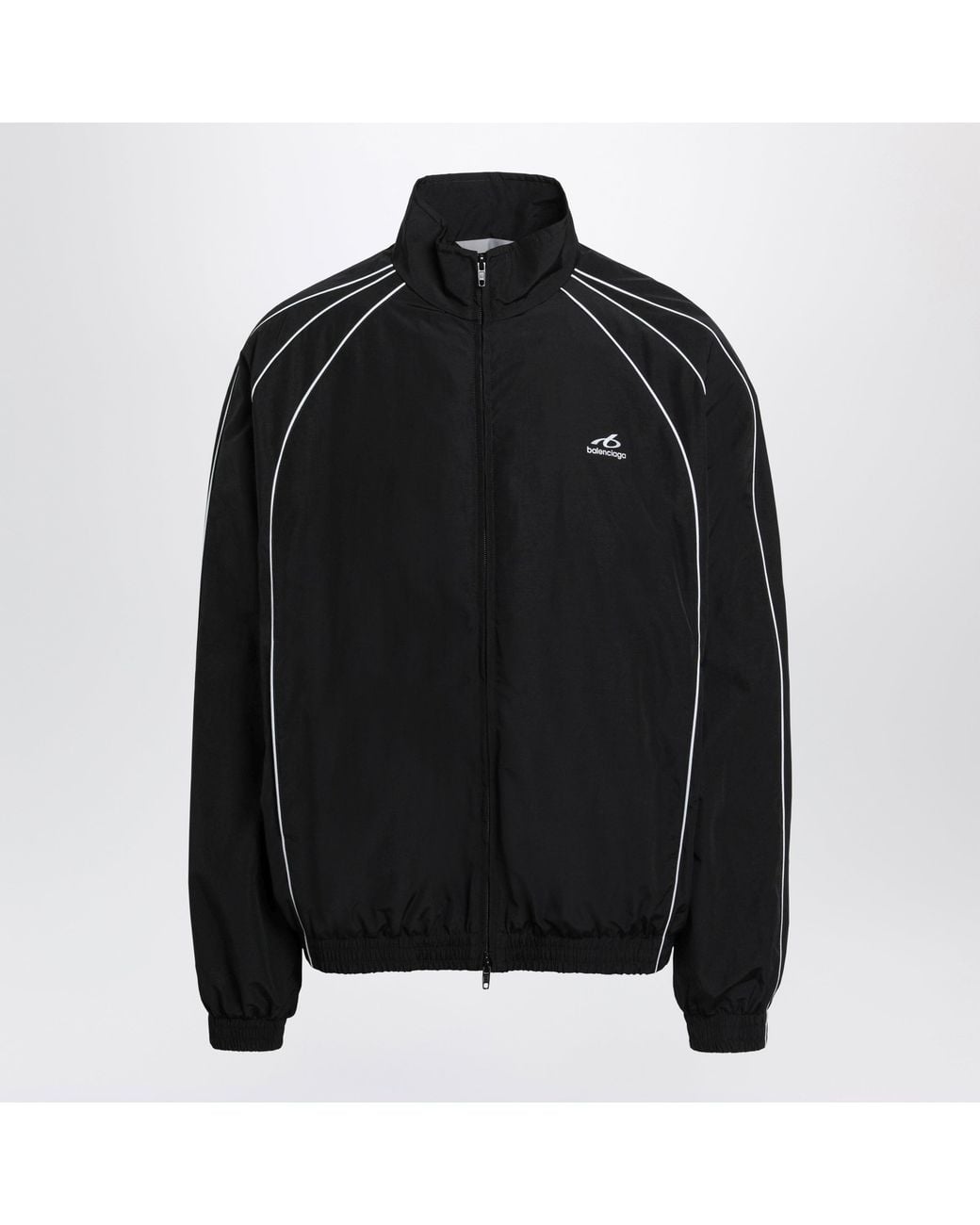 Balenciaga Black Zip-Up Sweatshirt for men