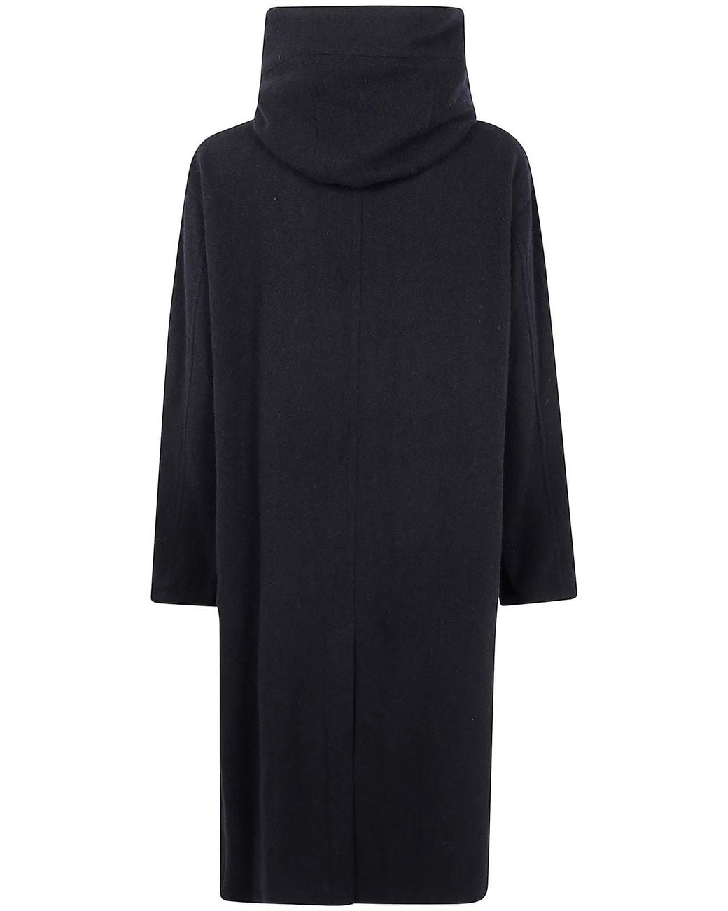 Y's Yohji Yamamoto Black "Vintage Flannel" Hoodie Coat