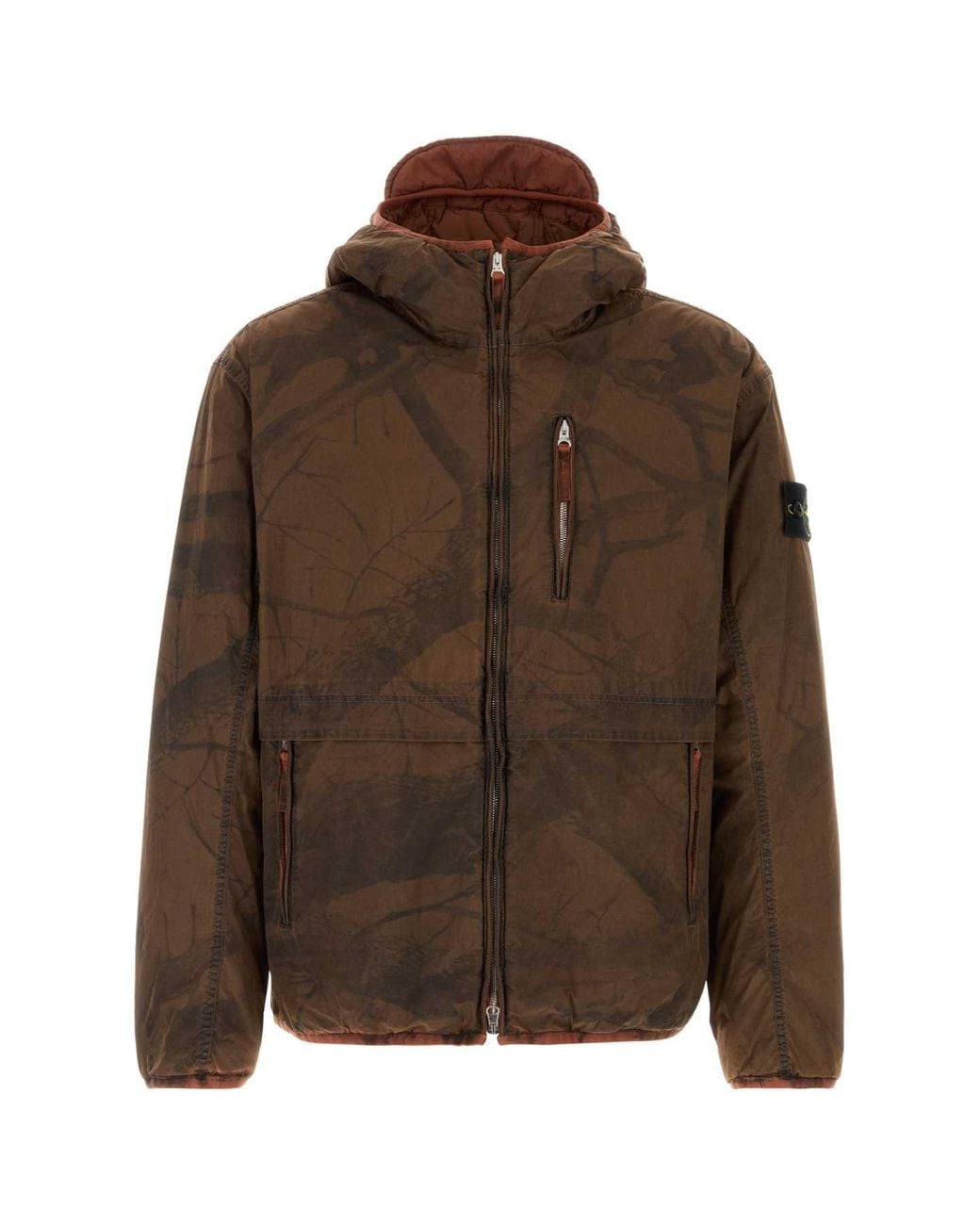 Stone Island Brown Capospalla for men