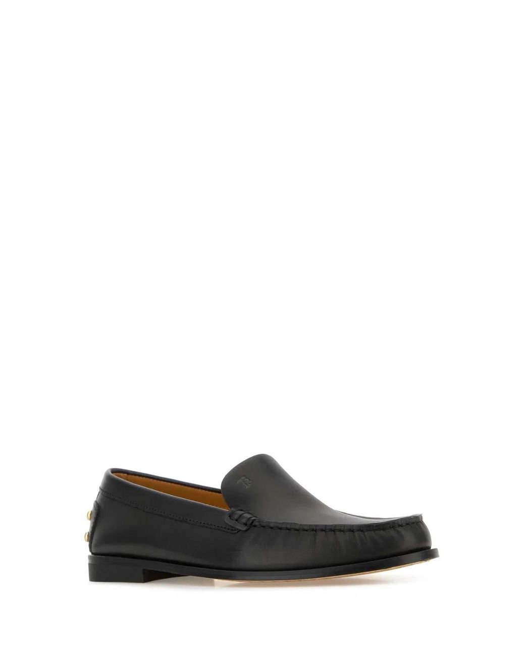 Tod's Black Leather Loafers