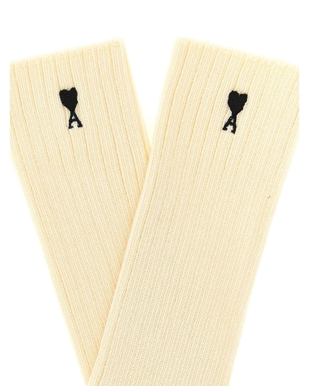 AMI Natural 'Ami De Coeur' Socks