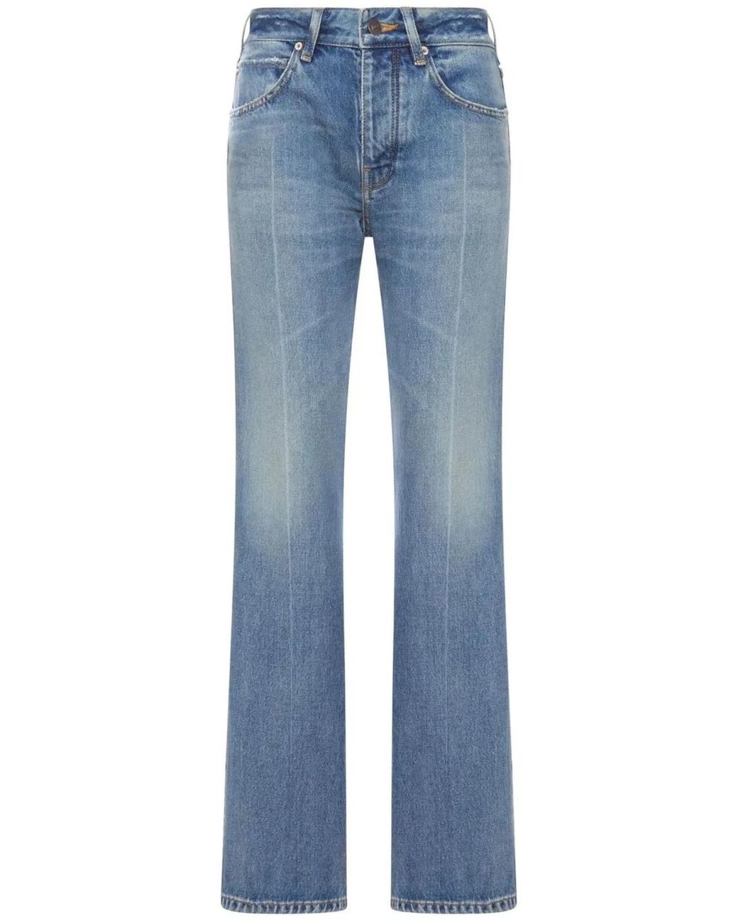 Balenciaga Blue Straight Slim Jeans