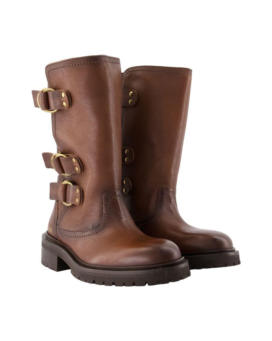 Golden Goose Deluxe Brand Brown Kurt Boots