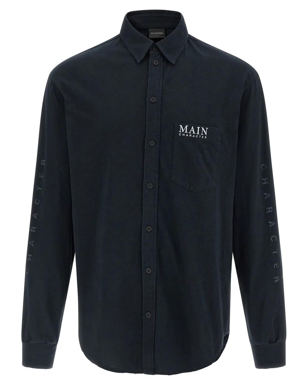 Balenciaga Blue Cotton Shirt/T-Shirt for men