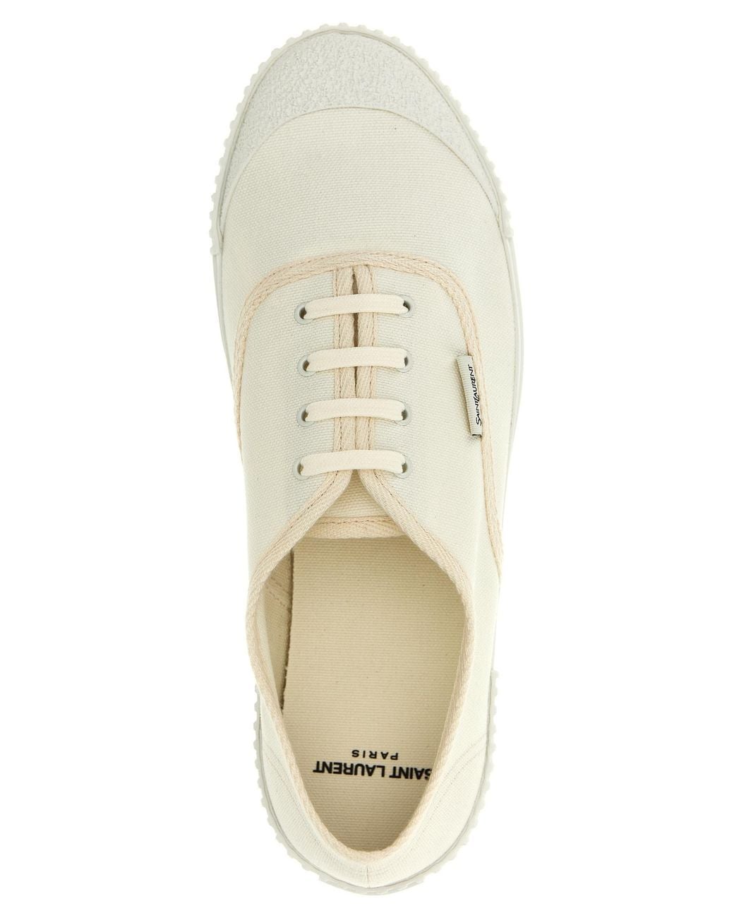 Saint Laurent Natural 'Wes' Sneakers for men