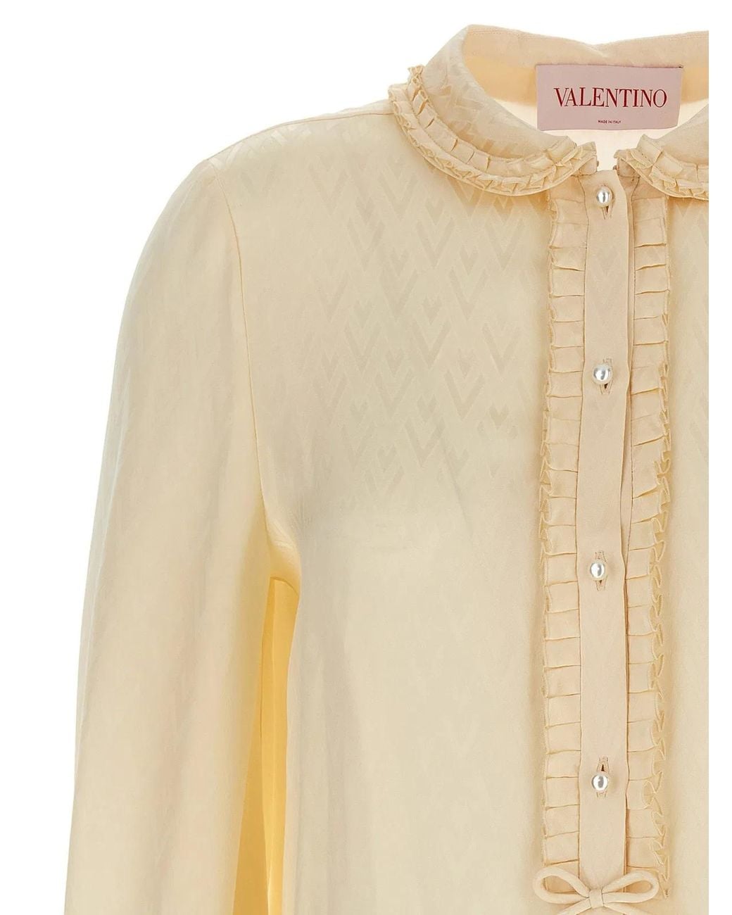 Valentino Garavani Natural 'Toute La V' Shirt