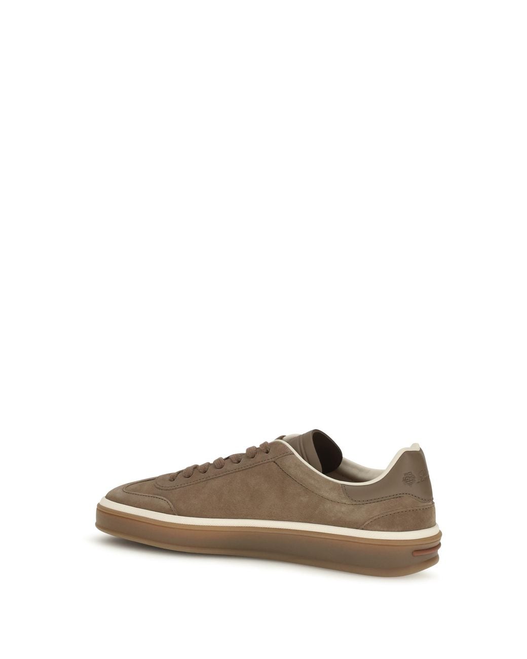 Loro Piana Brown Suede Tennis Walk Sneakers