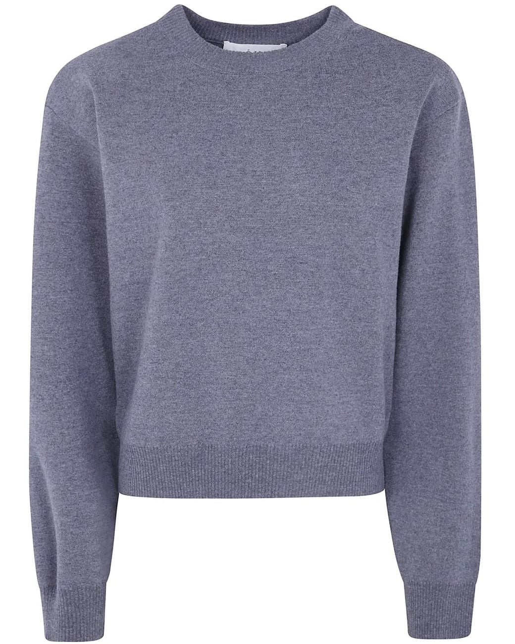 Rohe Blue Statement Shoulder Crewneck