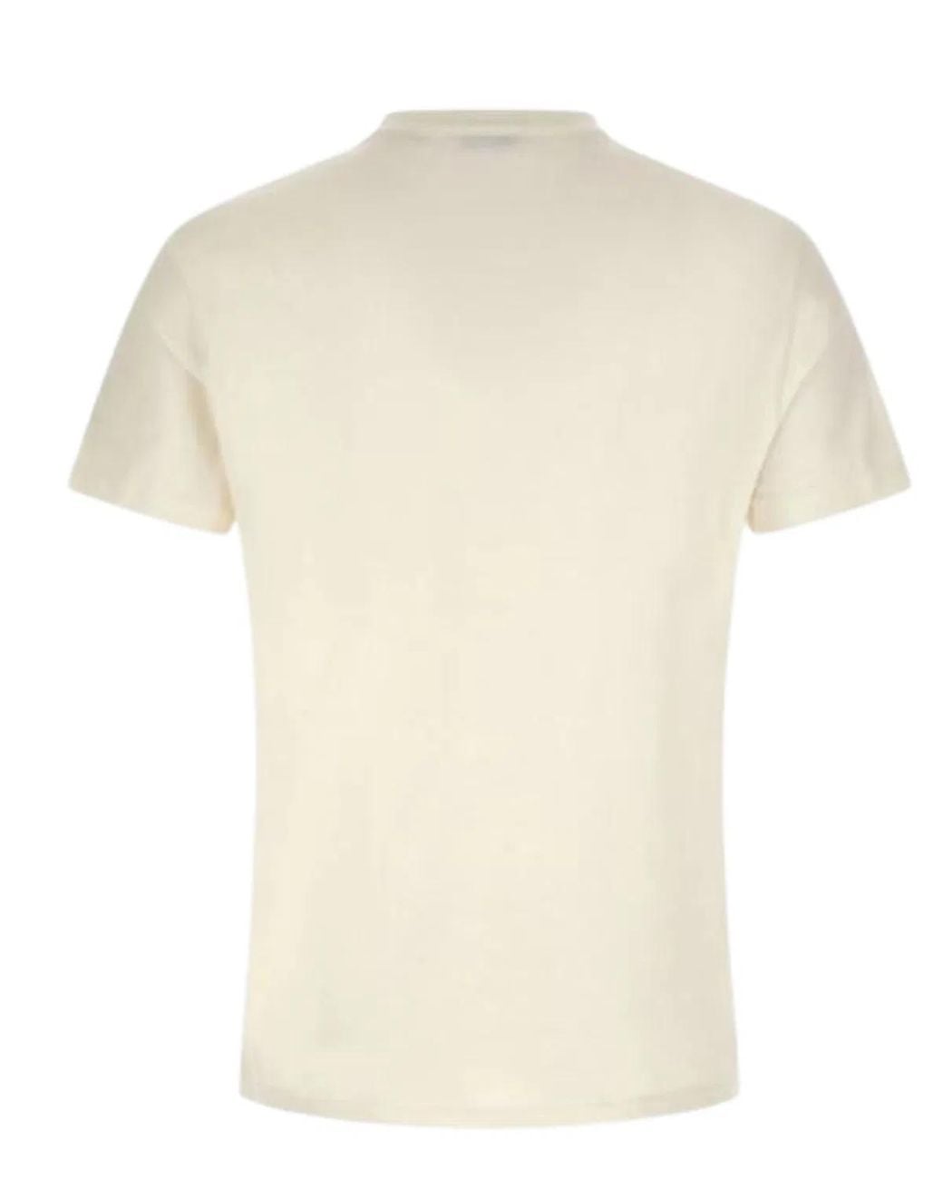 Ralph Lauren White Crew Neck Graphic T-Shirt for men