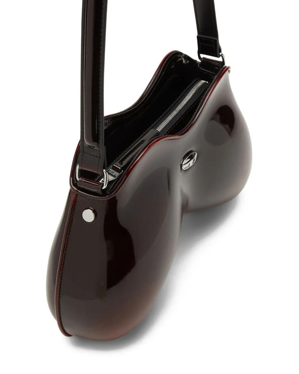 DIESEL Black Double D-Rigid Shoulder Bag