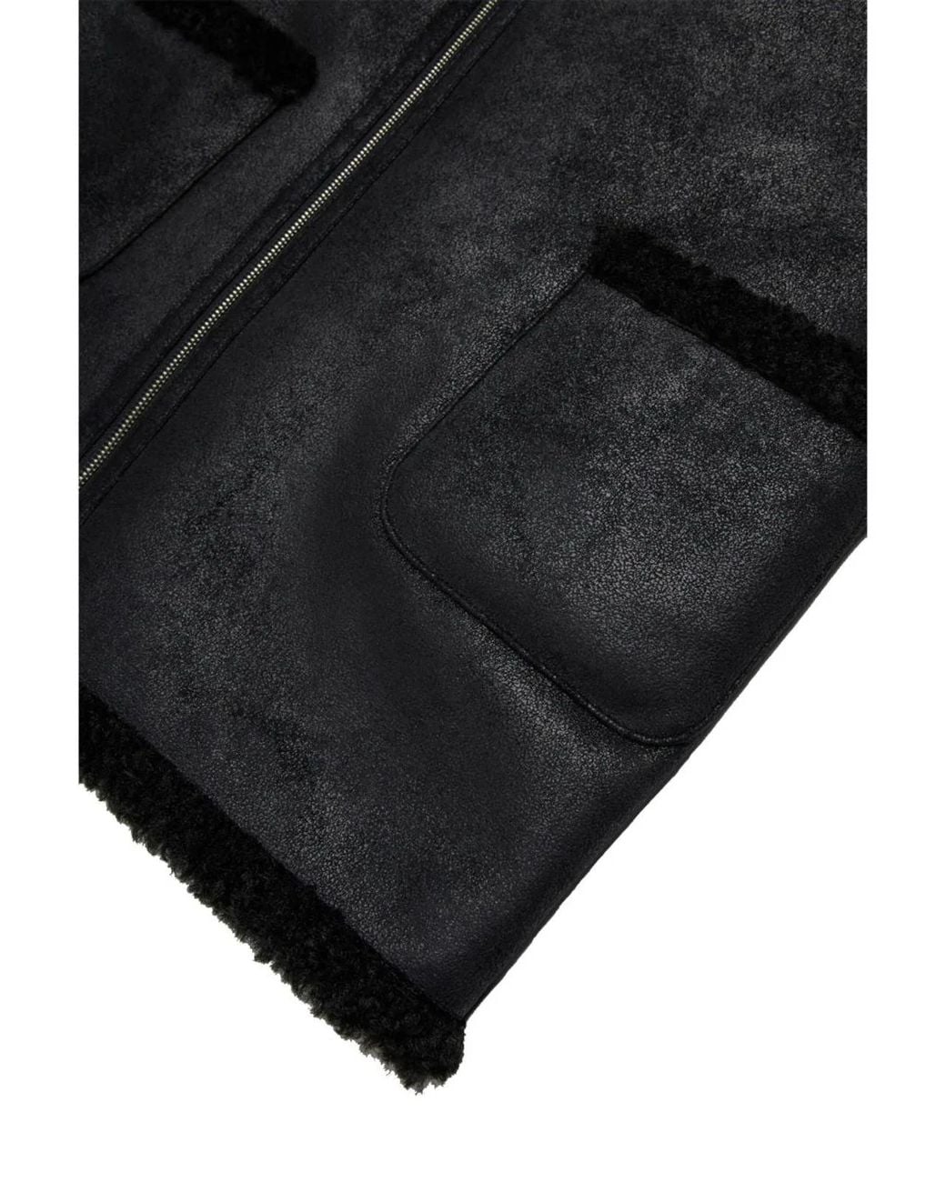 MM6 by Maison Margiela Black Jacket With Logo