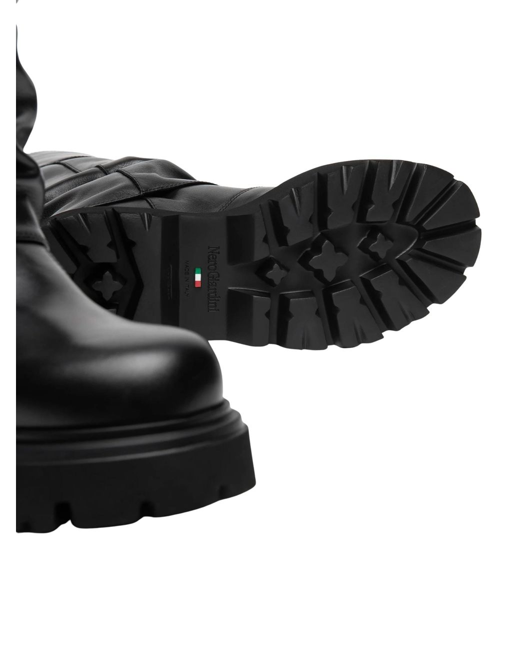 Nero Giardini Black Leather Boots
