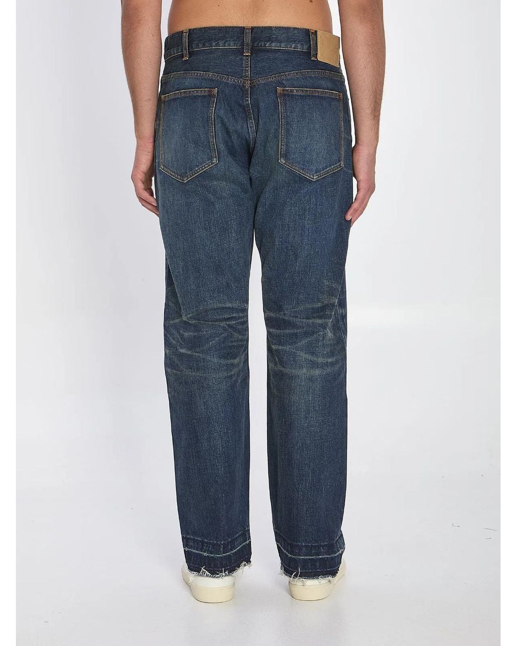 Céline Blue Straight Jeans Wesley for men