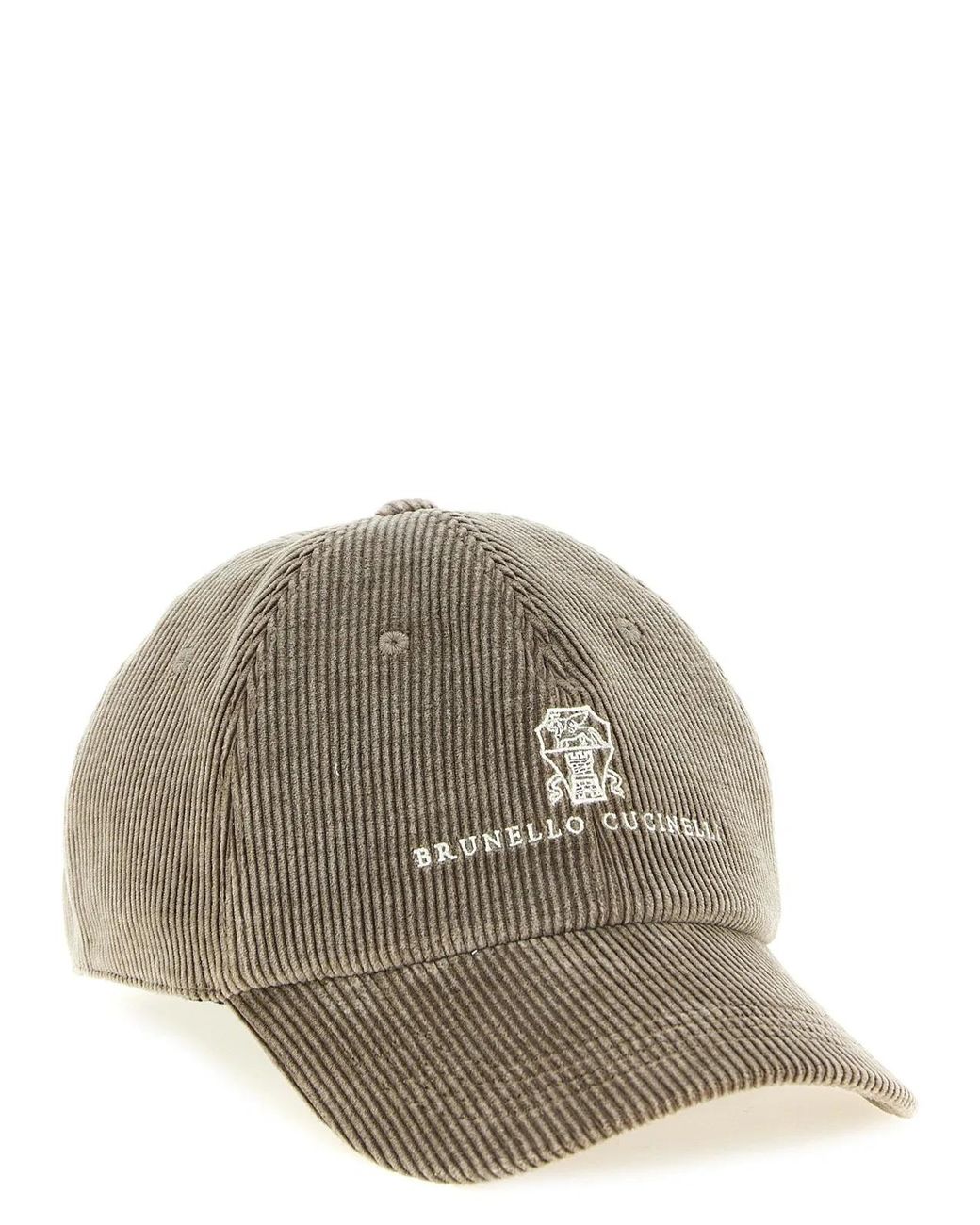 Brunello Cucinelli Gray 'Baseball' Cap for men
