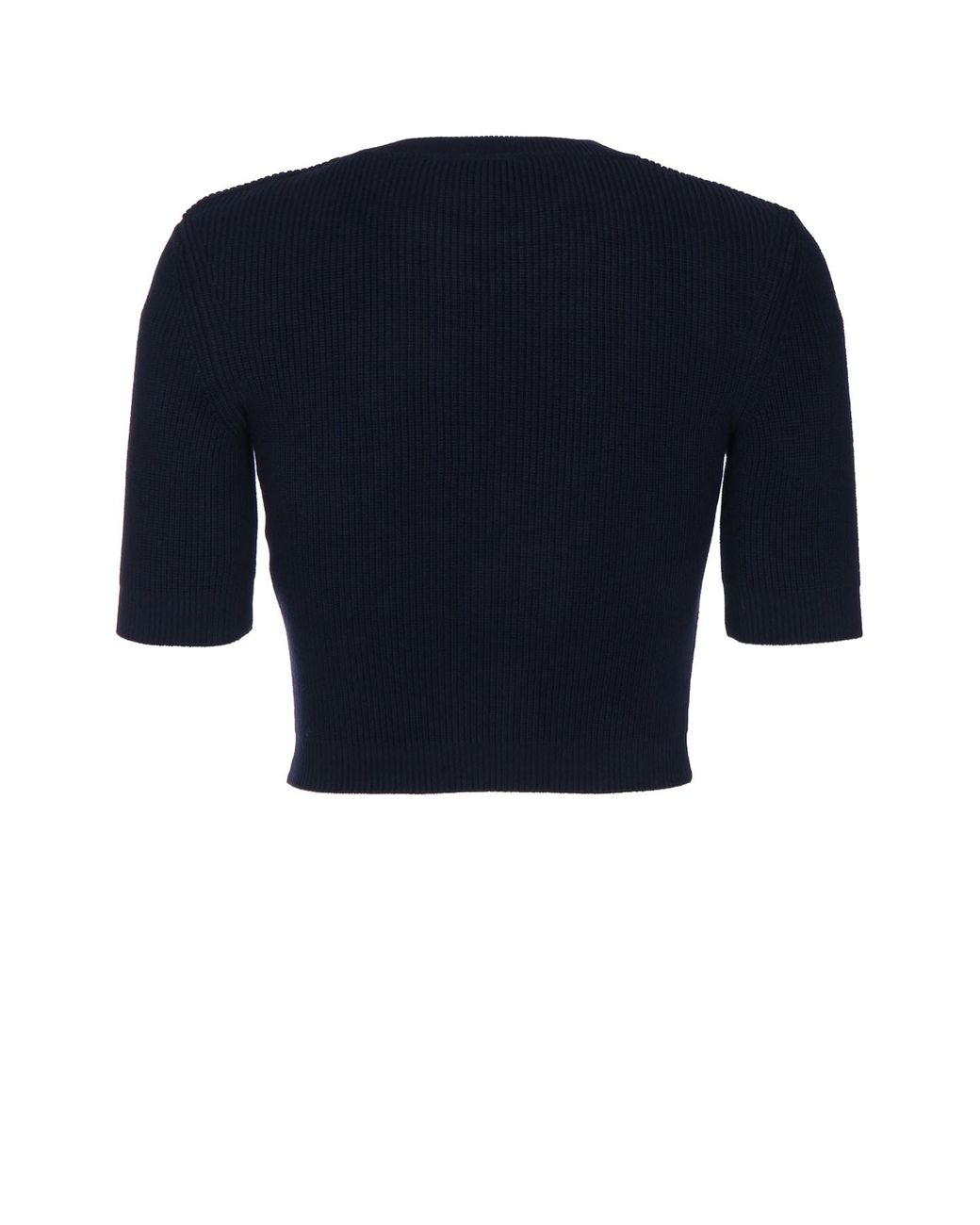 Elisabetta Franchi Blue Tricot Knit Sweater For