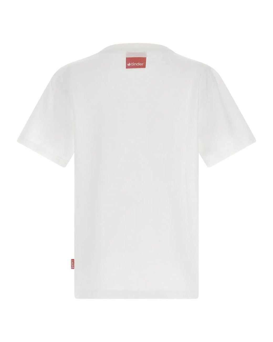 DIESEL White X Tinder 'Pr-T-Nots-Chi-R' T-Shirt