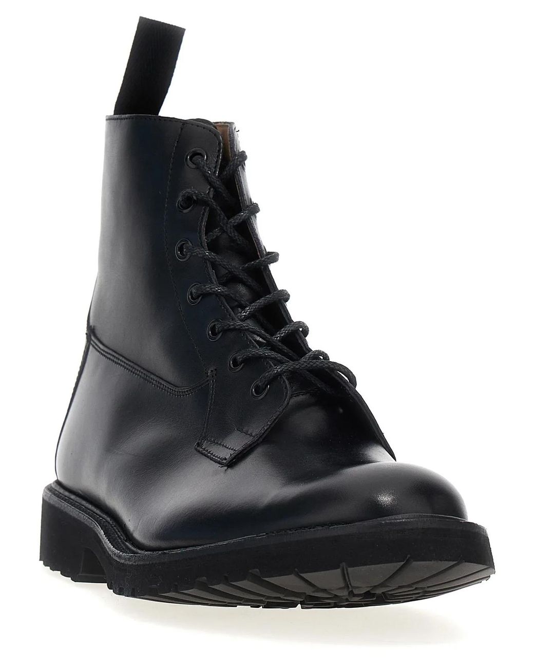 Tricker's Black 'Burford' Ankle Boots for men