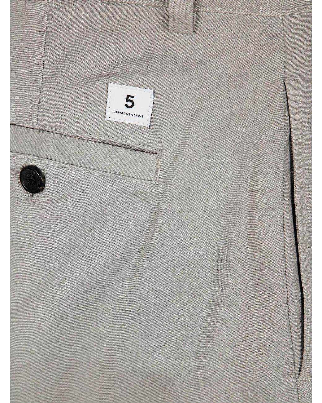 Department 5 Gray Chino E-Motion Straight Leg for men