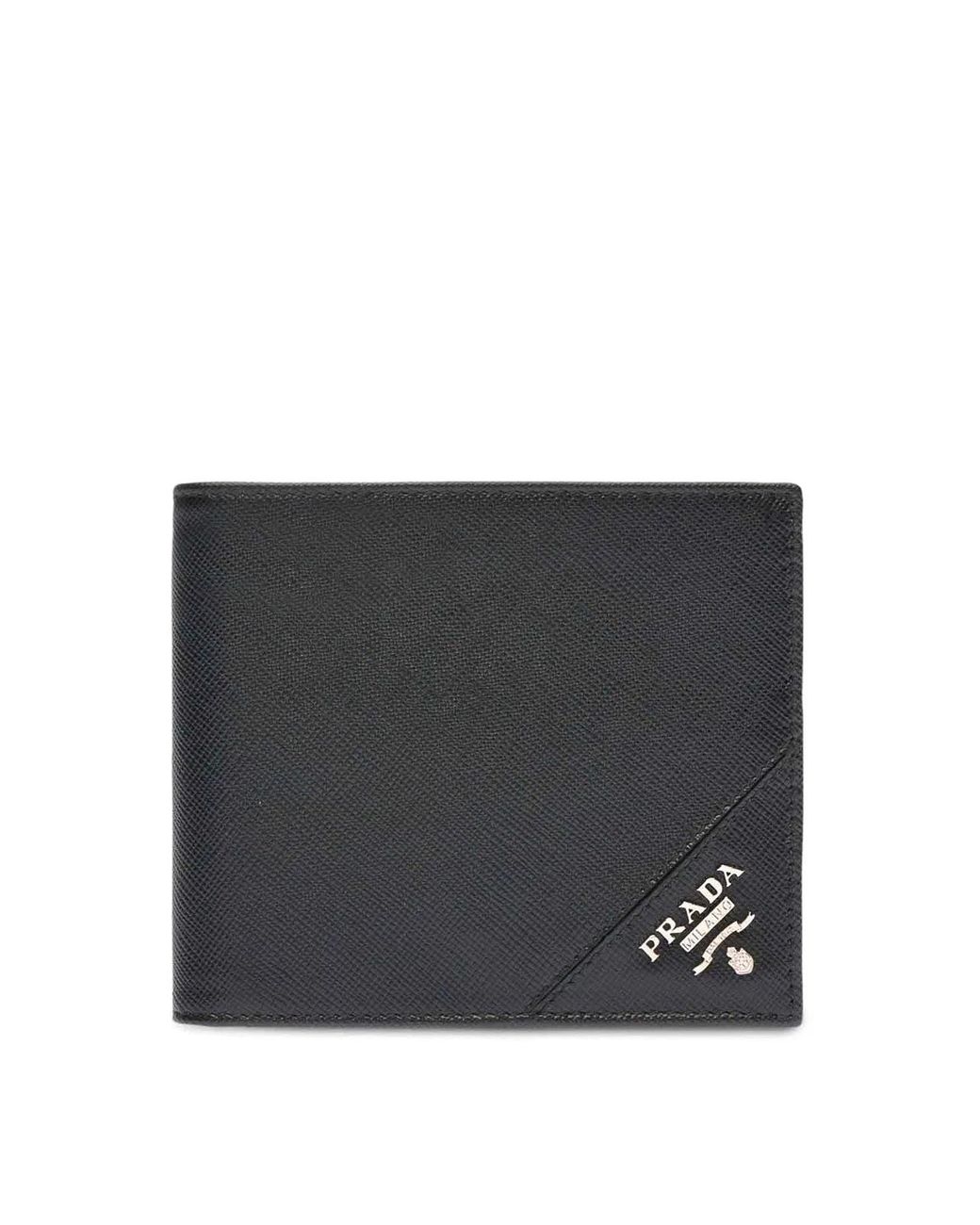 Prada Black Leather Wallet for men