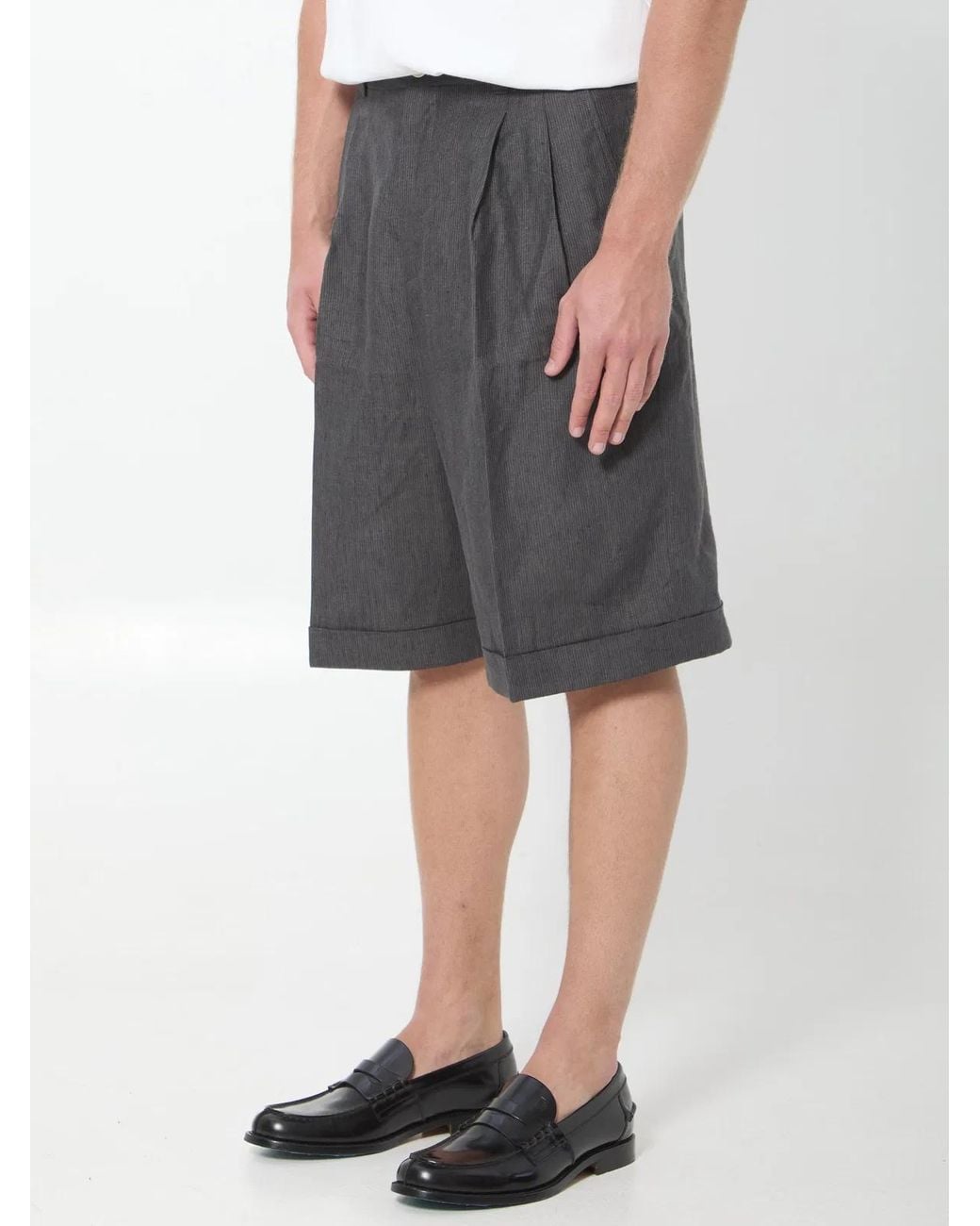 Jacquemus Gray Pastro Bermuda Shorts for men