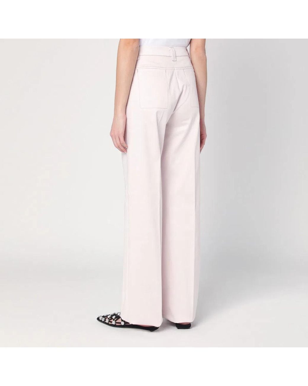 THE LATEST Pink Thelatest Light Alek Trousers