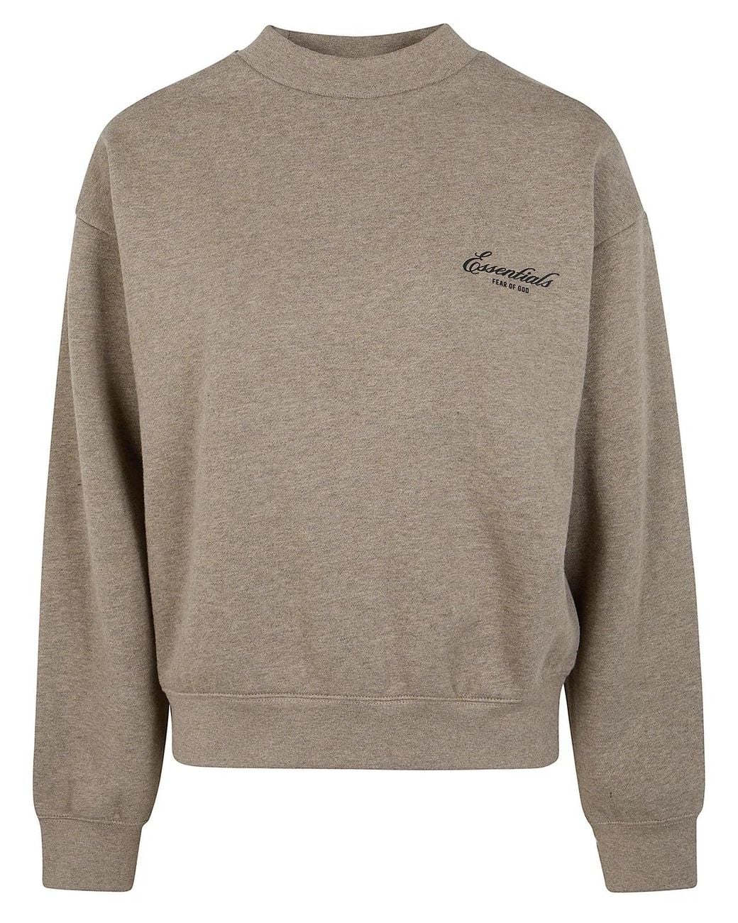 Fear Of God Gray Essentials Fear Of God Homestead Heather Classic Crewneck Sweatshirt